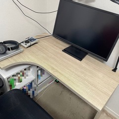 LOWYA L字デスク 学習机
