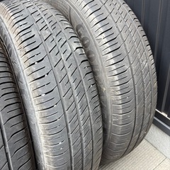 アルトバン　ノーマルタイヤ　ホイール付き4本　145/80R13溝あり の画像
