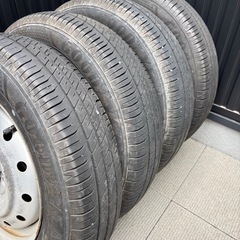 アルトバン　ノーマルタイヤ　ホイール付き4本　145/80R13...