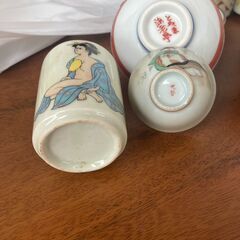 おちょこ＆とっくり　御猪口　徳利　お酒　熱燗　酒器　女性　女　おちょこ　とっくりの画像