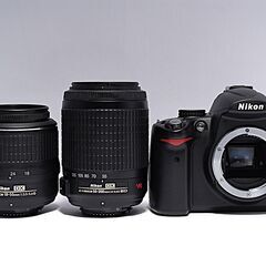 ✨Nikon D5000 ダブルレンズ 初心者 デジタル一眼レフ...