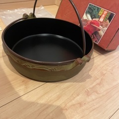 南部鉄器　南部池永　すき焼き鍋　24cmの画像