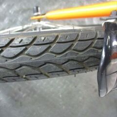 E329★　　10000円★　折りたたみ中古自転車【20インチ　オレンジ 】の画像