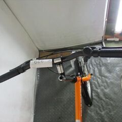 E329★　　10000円★　折りたたみ中古自転車【20インチ　オレンジ 】の画像