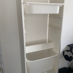 ラック　収納バケツ付き