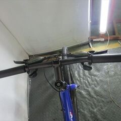 E331★38800円★整備済み スポーツ中古自転車 【クロスバイク　ジオス　ミストラルディスク　青　48㎝】の画像