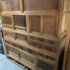 水屋箪笥★約100年前★和家具 アンティーク 昭和レトロの画像