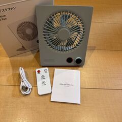 🌀夏準備セール中【新品未使用】YAMOOCO 卓上扇風機 充電式...