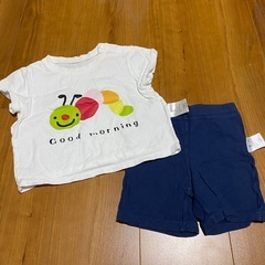 ベビー 半袖パジャマ 80の画像