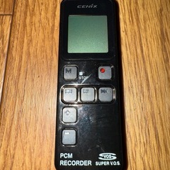 ボイスレコーダーと受信機の画像