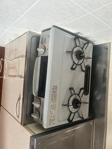 ガスコンロ　リンナイ　2年ほど使用　プロパン