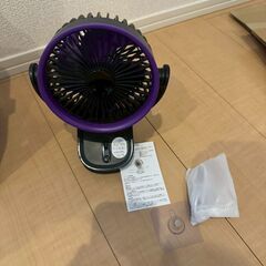 🌀在庫限りセール【新品未使用】クリップ扇風機 USB充電式 卓上...