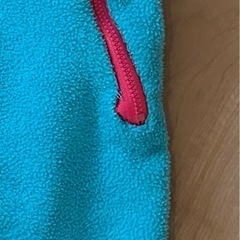 Patagonia フリースロンパース 水色の画像