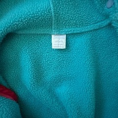 Patagonia フリースロンパース 水色の画像