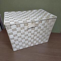 フタ付 カラーバスケット ベージュ