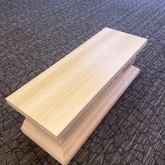 彫りありの棚の画像