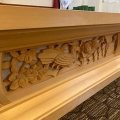 彫りありの棚の画像