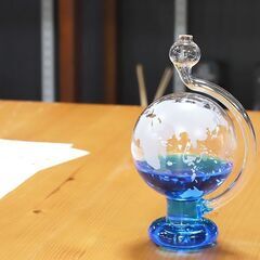 ★プレゼントに★ 晴雨計 ウェザーボール ストームグラス おしゃれ 天気予想の画像