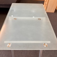 【お譲り先決定】ガラス サイドテーブルの画像