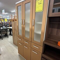 ジモティ来店特価!!　食器棚　ニトリ　ナチュラル　　J-2505165