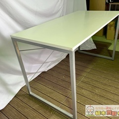 パソコンデスク サンワダイレクト 白 長方形の画像