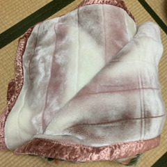 二枚袷毛布　ダブル