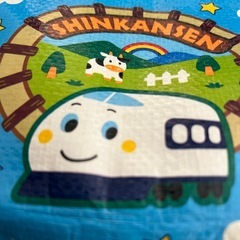 新幹線レジャーシートの画像