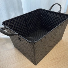 バスケット黒　差し上げます。