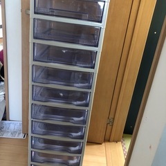 10段書類ケース　　レターケース　キャビネット　透明