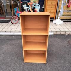 カラーボックス 3段 茶色 0529-017