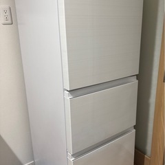Haier スリモア ホワイト 3ドア冷蔵庫 右開き