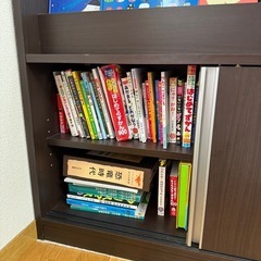 美品　ブラウン　本棚　の画像