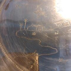 金属製、皿！の画像