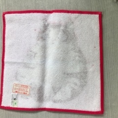 村松誠　猫タオルハンカチ（未使用）の画像