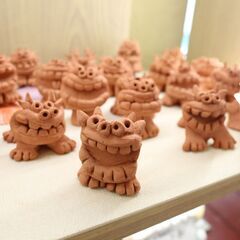 短期　シーサー作り　キャンドル作り　手作り体験スタッフ　の画像