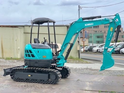 コベルコ　ミニユンボ　SK30SR-2　　ブレーカー配管付き　　2wayマルチ　倍速付き　鉄キャタ ゴムパッド　4柱キャノピー　3tク
