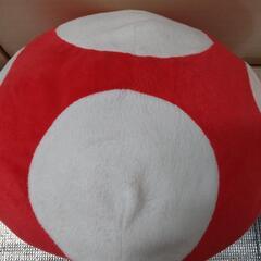 スーパーマリオ特大サイズぬいぐるみスーパーキノコ　1upキノコ★の画像