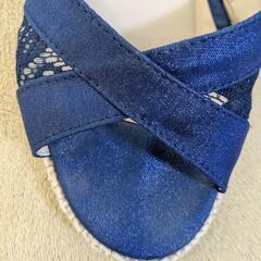 maresophis ウェッジサンダル レース ネイビー 23 23.5 24の画像