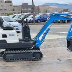 三菱　 ミニユンボ　ME08B 　油圧ショベル キャタ調整付き　ゴムキャタ山あり　0.8トンクラス　陸送可能　下取りOK の画像