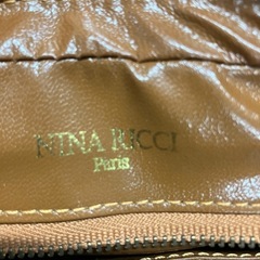☆値下げ☆A2505-832 NINA RICCI セカンドバッグ ジラフ柄 中古の画像