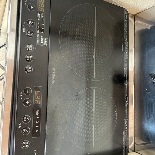 アイリスオーヤマIH2口コンロ