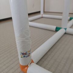 【早い者勝ち】 ジャングルジム 白いわんぱくジム すべり台 鉄棒 平均台の画像