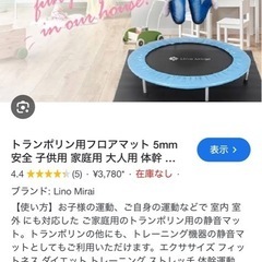 　価格‼️目玉🤩早い者勝ち🤩トランポリン　ブルーの画像