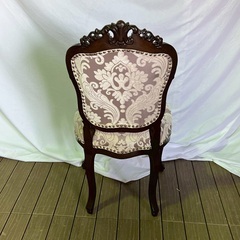 ダイニングチェア アンティーク ロココ調 おしゃれ家具 美品 在庫2点の画像