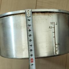 キャンプ　アルミ鍋の画像