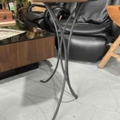 B29★家風 KAFU★テーブル コーヒーテーブル サイドテーブル W60cm 鍛鉄 新品定価約3.8万円 アイアン インテリア