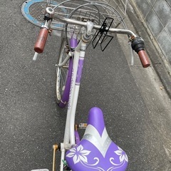 【取引終了】子供用自転車 女の子用　24インチ　6段ギアの画像