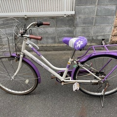 子供用自転車 女の子用　24インチ　6段ギア