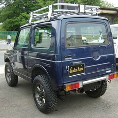 美車 ７年 ５型 ジムニー ＪＡ１１Ｖ ５速 エアコン パワステ リフトアップ（増しリーフ） カスタム多数の画像