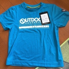 OUTDOOR PRODUCTS ブルー Tシャツ 130サイズ